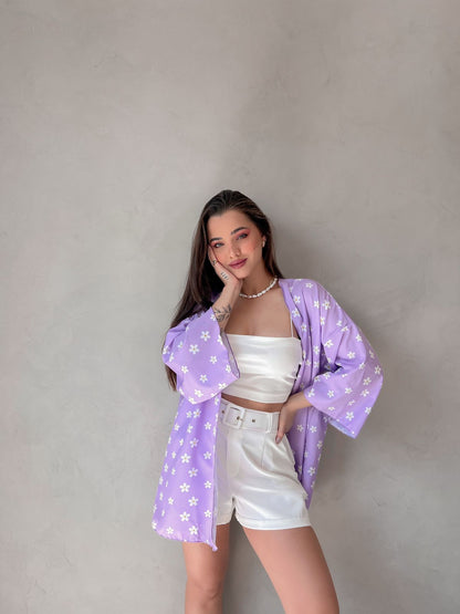 Kimono Margarida LIlás