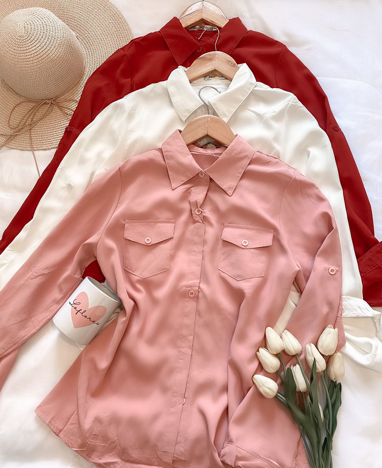 Blusa Camisa Manga Longa com Bolso Cargo