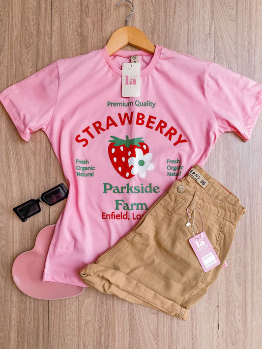 Blusa T-shirts Strawberry